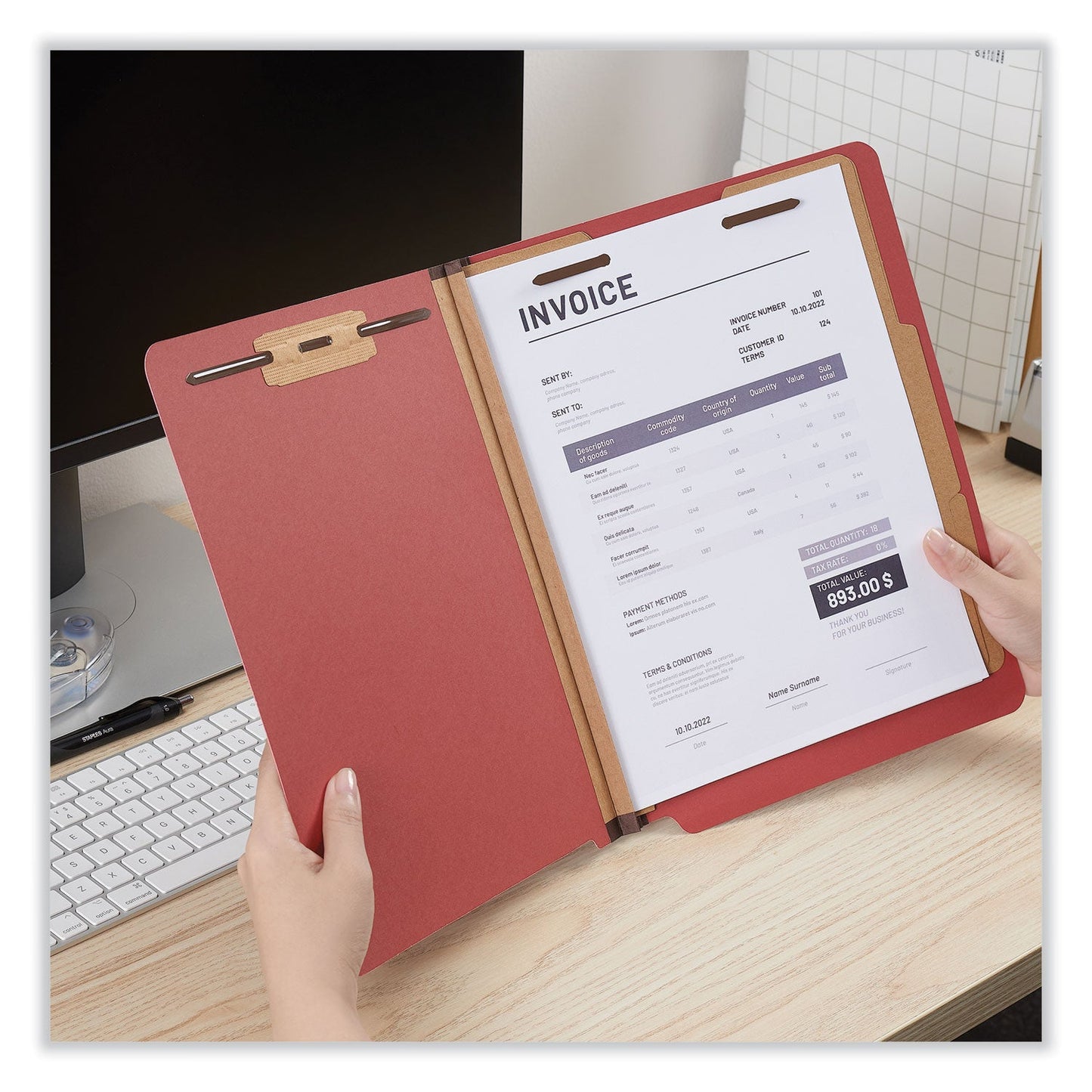universal-red-pressboard-end-tab-classification-folders-num-unv10315_3