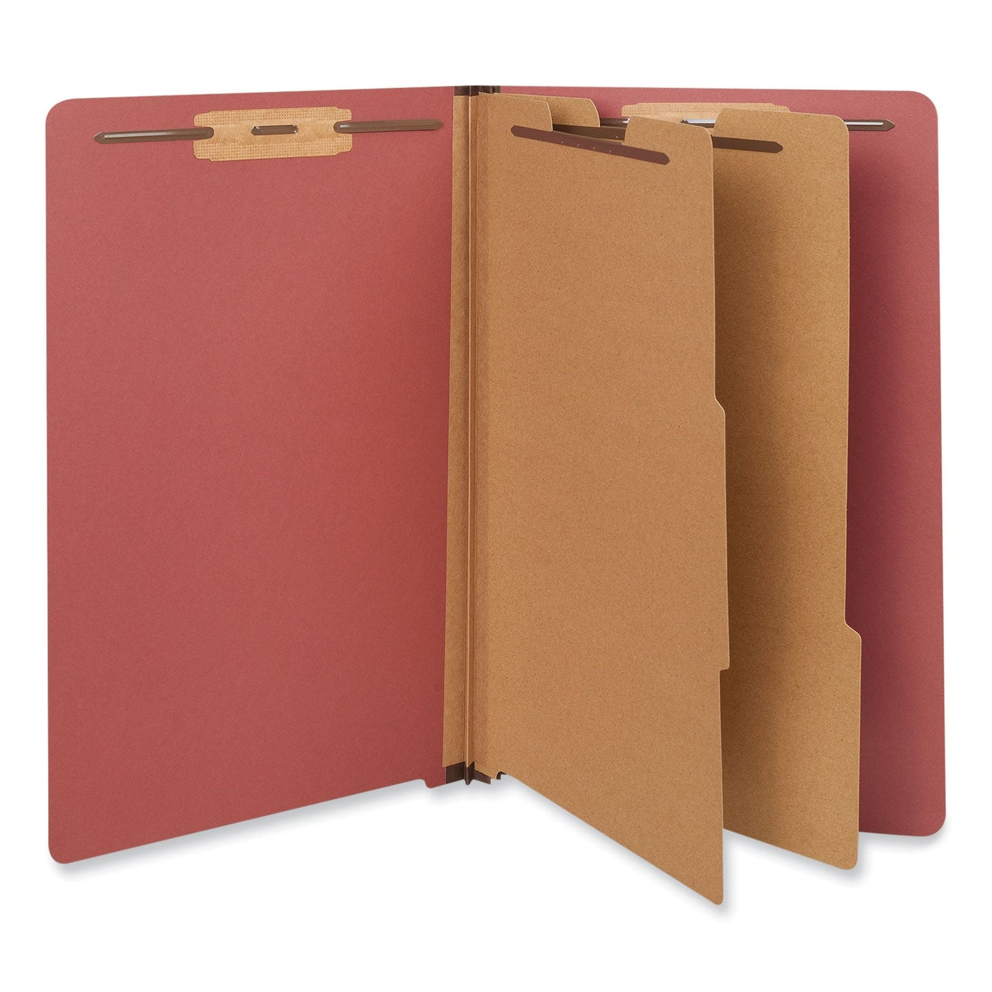 universal-red-pressboard-end-tab-classification-folders-num-unv10316_1