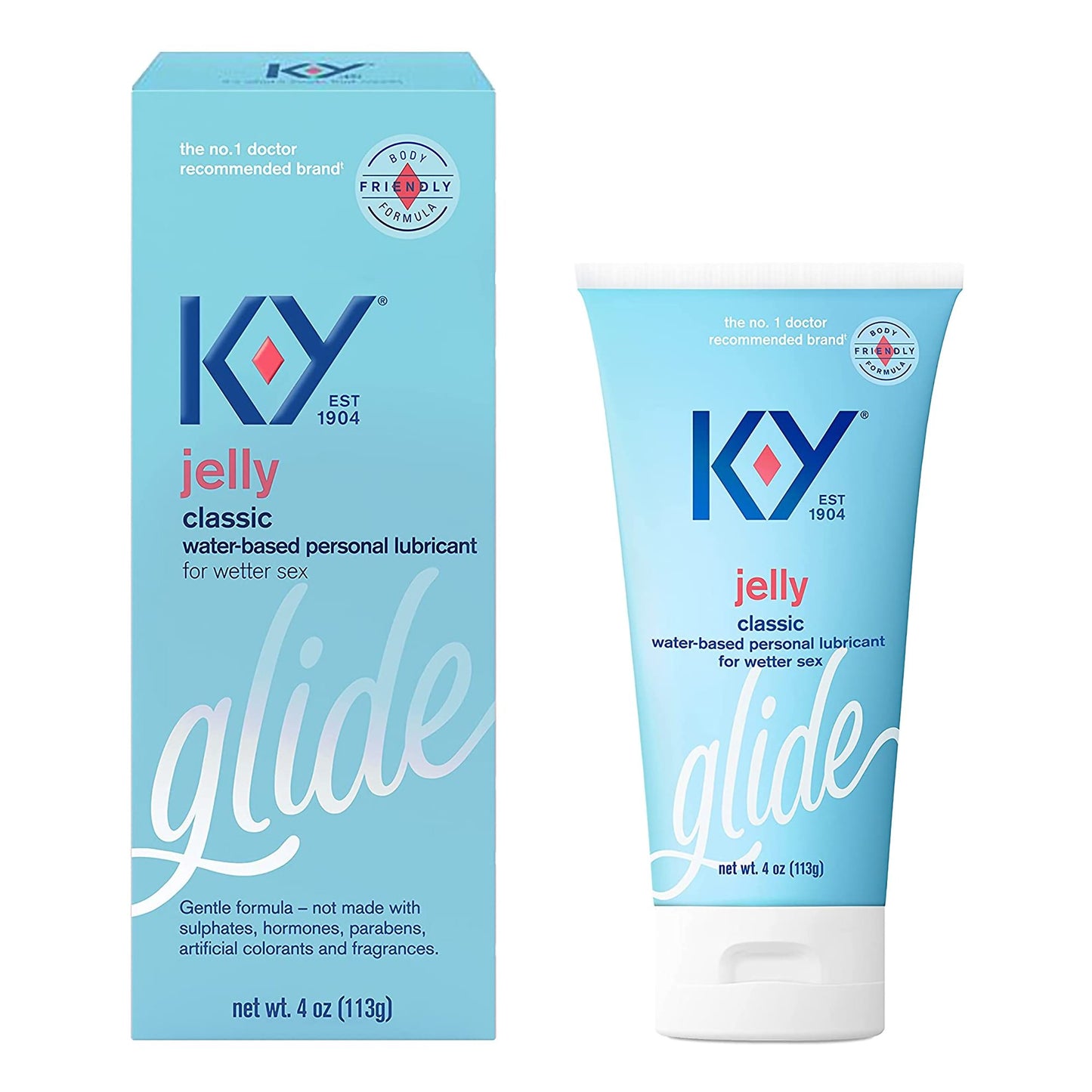 K-Y® Personal Lubricant 4 oz. Tube NonSterile (956546_EA)