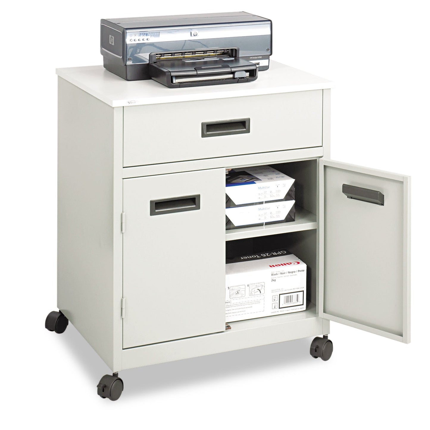 safco-steel-machine-stand-w-pullout-drawer-num-saf1870gr_2