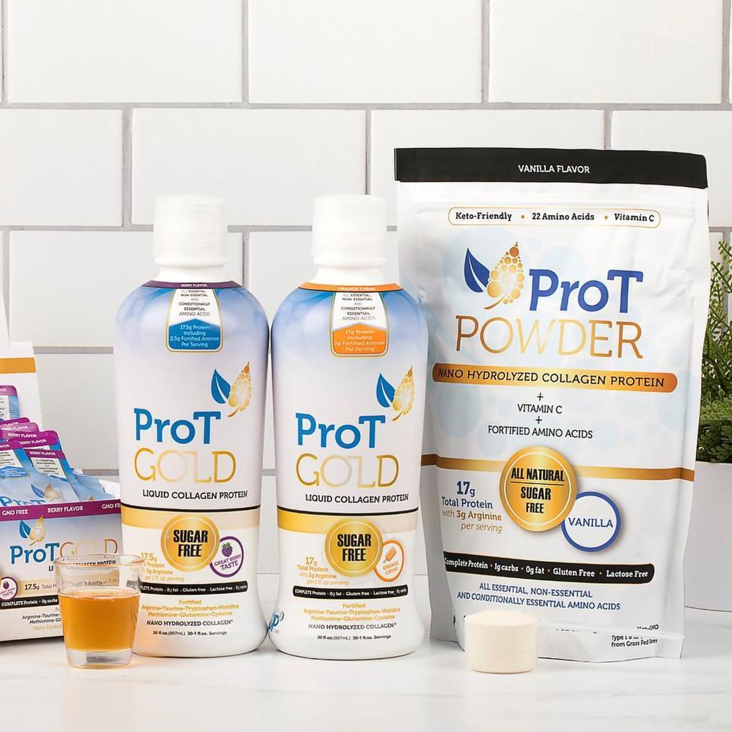 ProT Gold Oral Supplement Berry Flavor Liquid 30 oz. Bottle (1051029_CS)