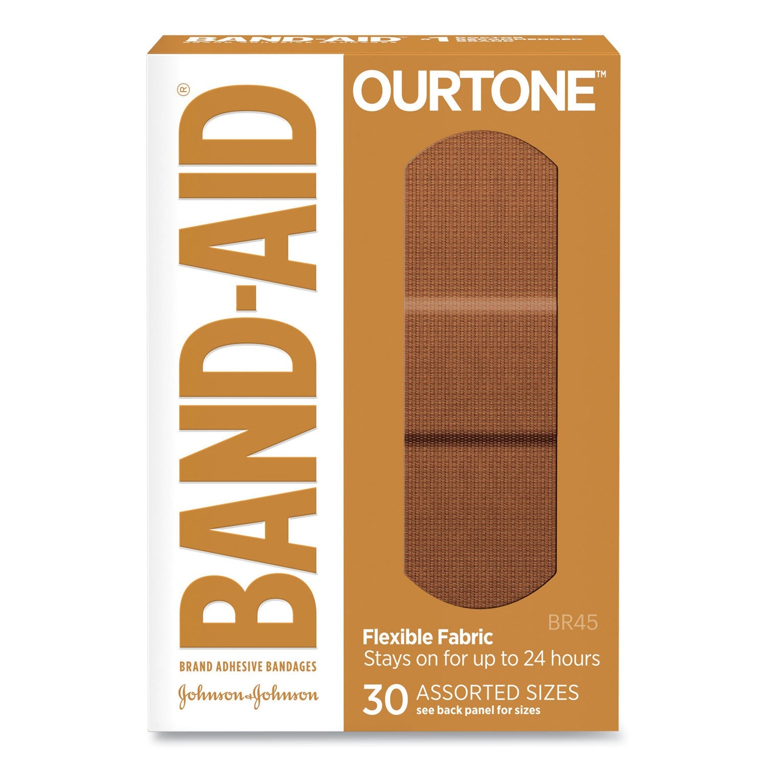 band-aid-r-ourtone-adhesive-bandages-br45-2-25-x-0-63-3-x-0-75-3-x-1-light-brown-30-pack-joj119585_1