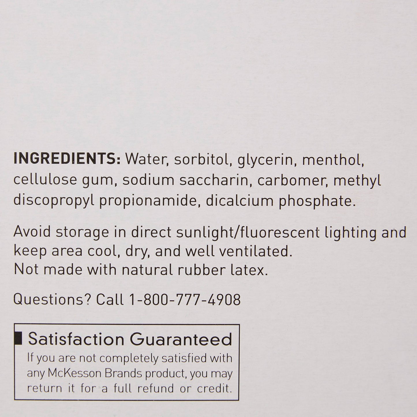 McKesson Oral Swab Dentifrice Foam Tip 1 per Pack (864692_CS)