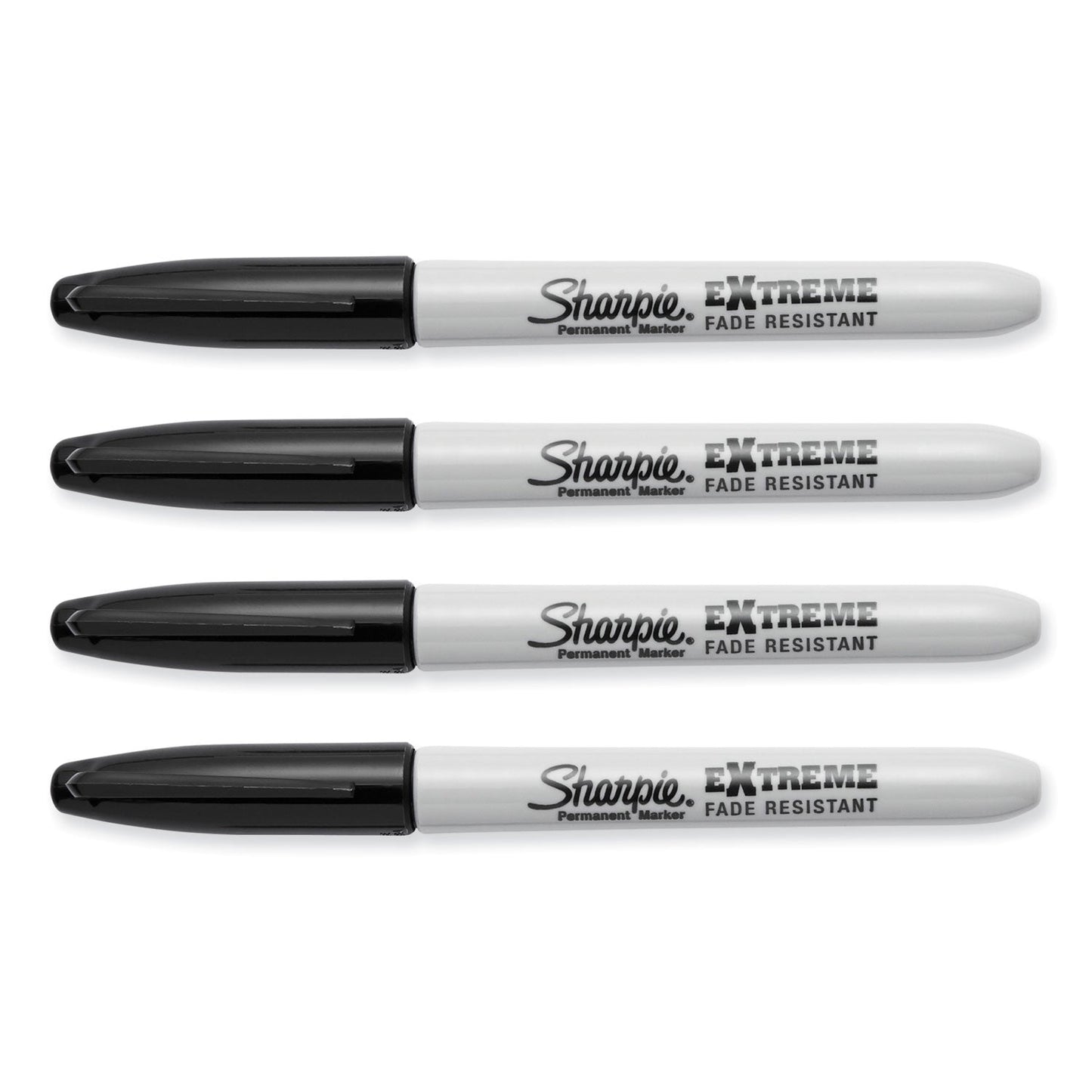 Sharpie® Extreme Marker, Fine Bullet Tip, Black, 4/Pack (SAN1927436)