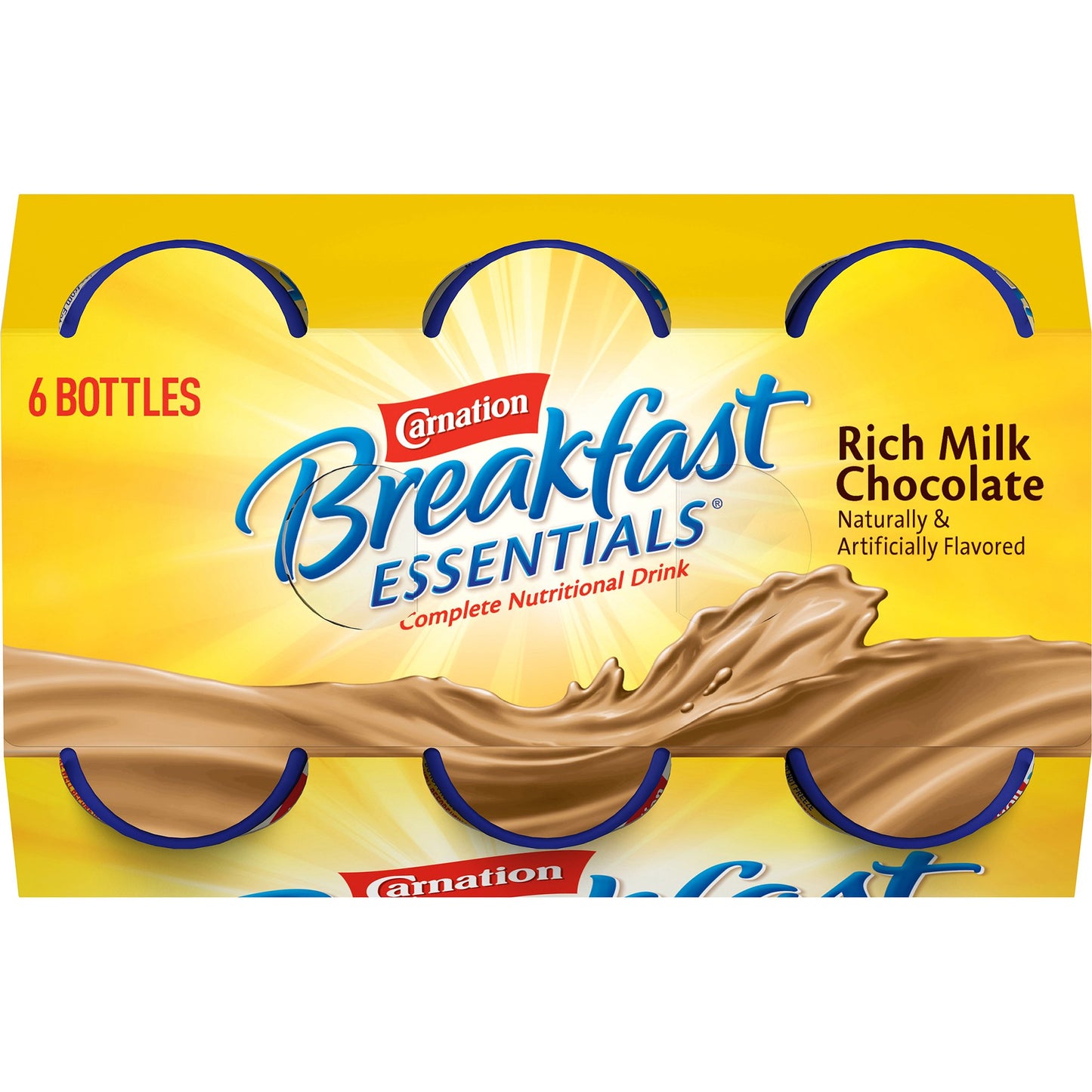 Carnation Breakfast Essentials® Oral Supplement Rich Milk Chocolate Flavor Liquid 8 oz. Bottle (983738_CS)
