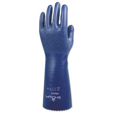 Showa NSK24 Dual Nitrile-Coated Gloves, Medium, Blue (845-NSK24-09)