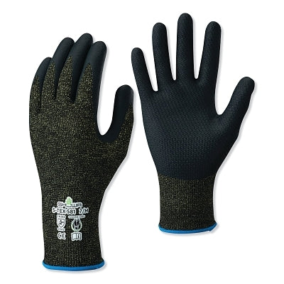 Showa Nitrile, Cut Resistant Gloves, Size 2XL, A5 ANSI/ISEA Cut Level, Black (845-S-TEX581XXL-10)