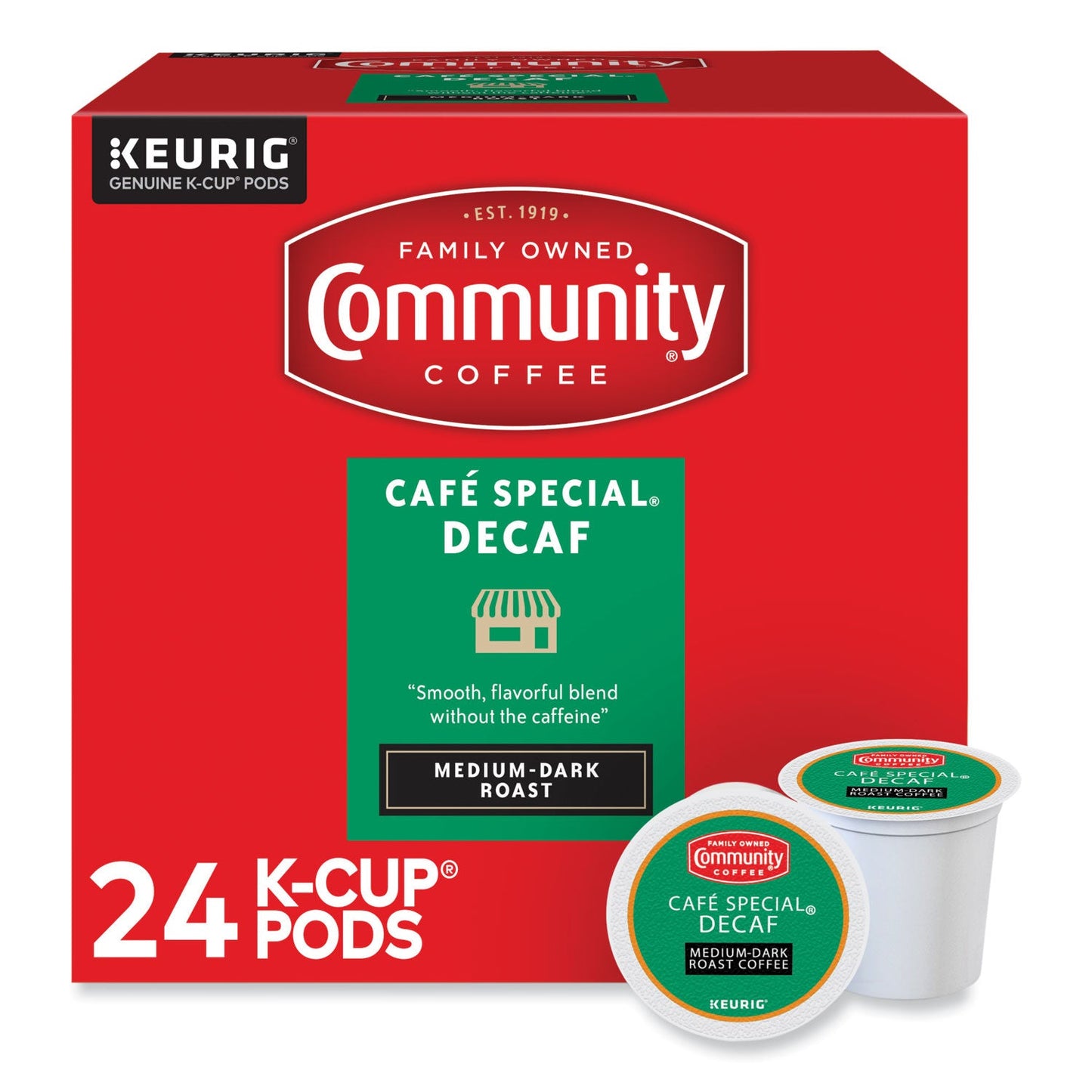 Keurig Cafe Special Decaf K-Cup, 24/Box (GMT6408CC)