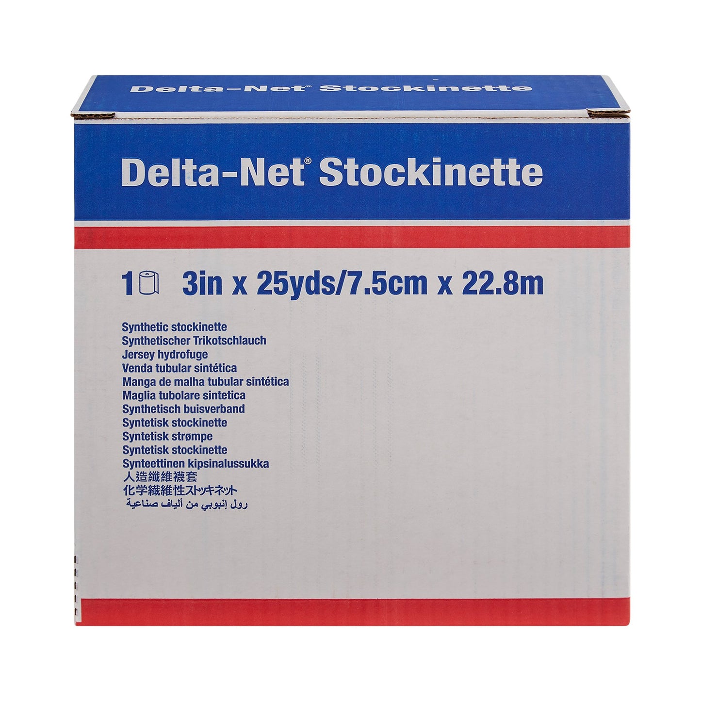 Delta-Net® Stockinette Tubular 3 Inch X 25 Yard Synthetic NonSterile (804572_RL)