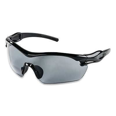 SureWerx® XP420 Series Protective Eyewear Safety Glasses, Smoke Lens, Polycarbonate, Black Frame (851-S72101)