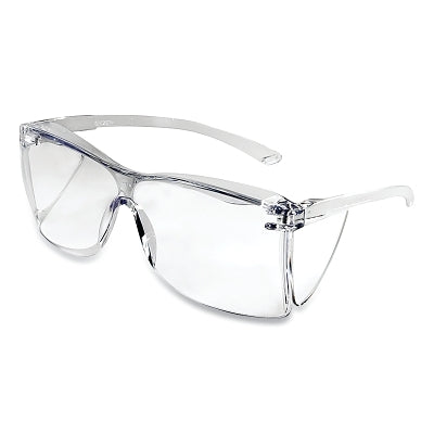 SureWerx® Guest-Gard™ Series Protective Eyewear Safety Glasses, Clear Lens, Polycarbonate, Clear Frame (851-S79103)