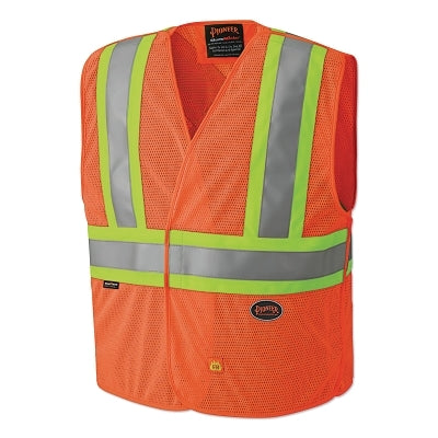 SureWerx® 6914AU/6916AU Hi-Vis Flame Resistant Vest, Size 2X-Large/3X-Laarge, Orange (852-V2510850U-23XL)