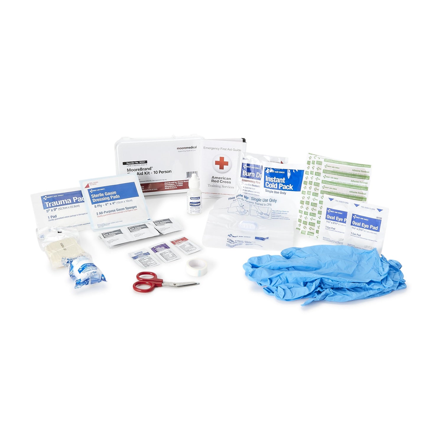 McKesson First Aid Kit 10 Person Plastic Case (1066508_CS)