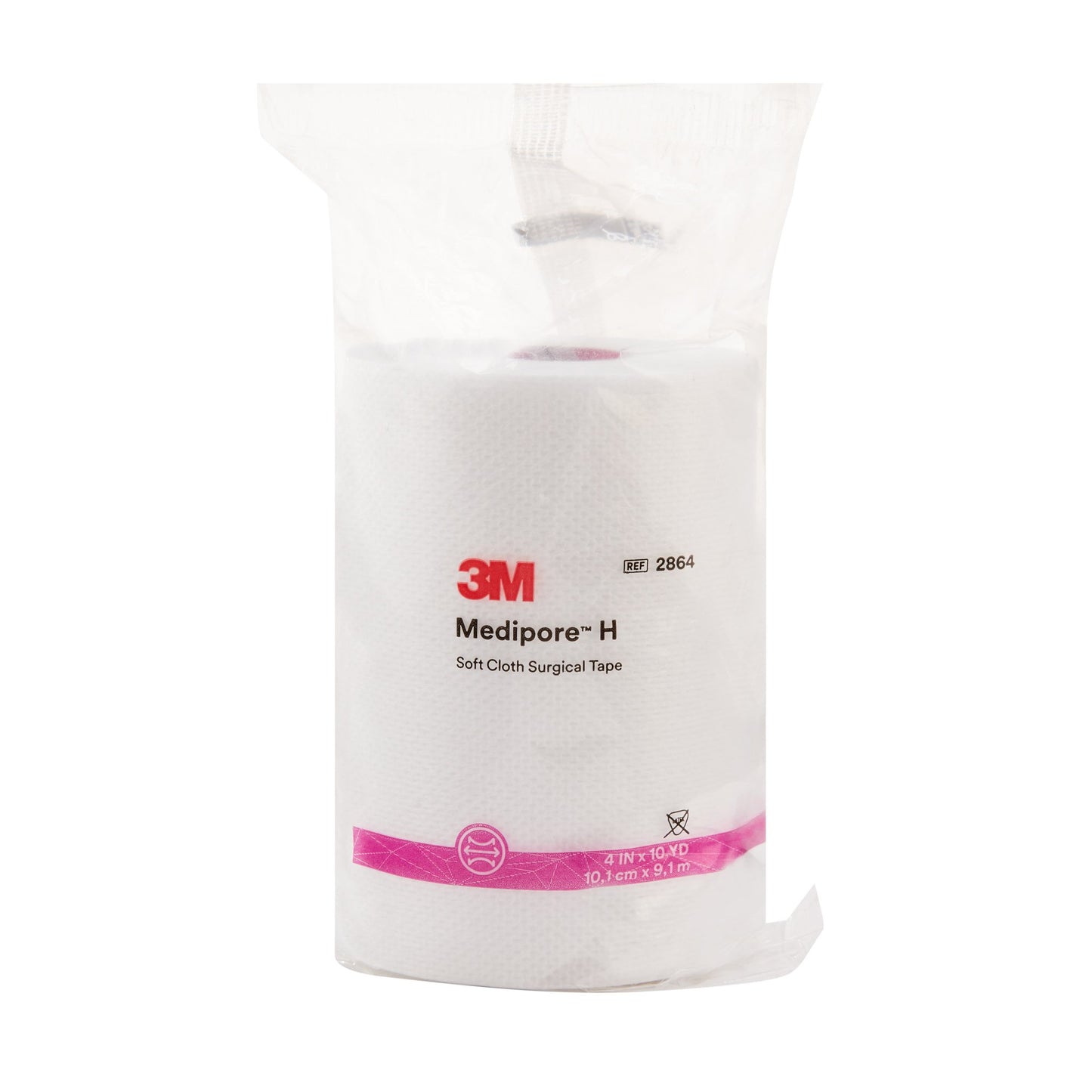 3M™ Medipore™ H Perforated Medical Tape White 4 Inch X 10 Yard Soft Cloth NonSterile (314412_CS)