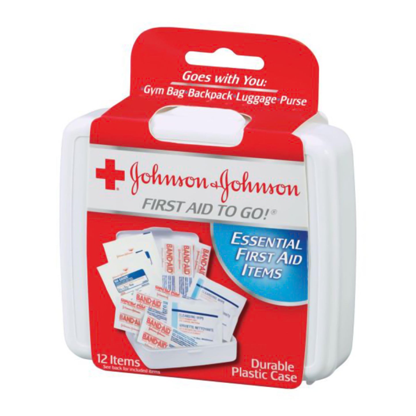 Johnson and Johnson to Go First Aid Kit Plastic Case (1228778_EA)