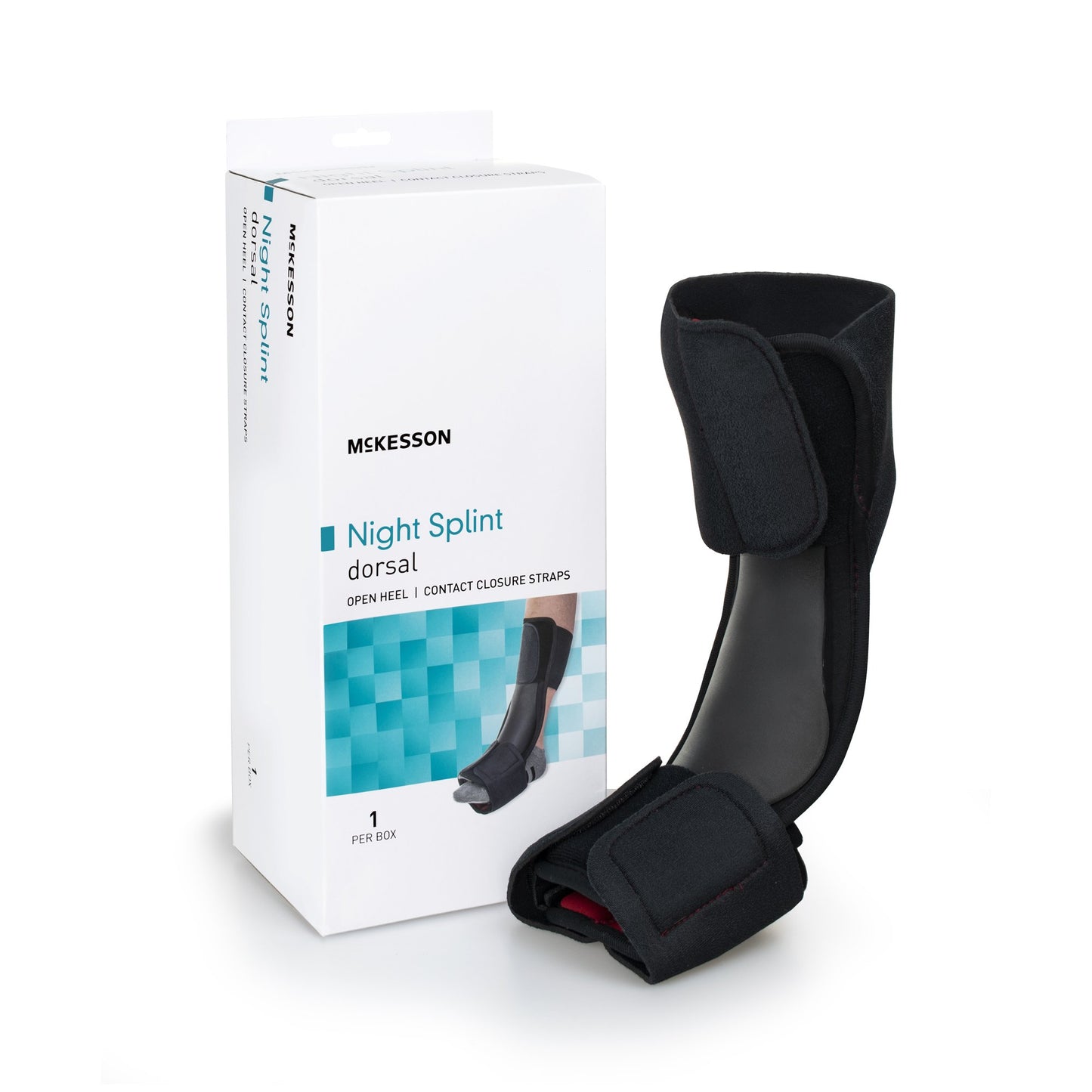 McKesson Dorsal Night Splint Small / Medium Hook and Loop Closure Male 4 to 8-1/2 / Female 5 to 9-1/2 Foot (1159121_EA)