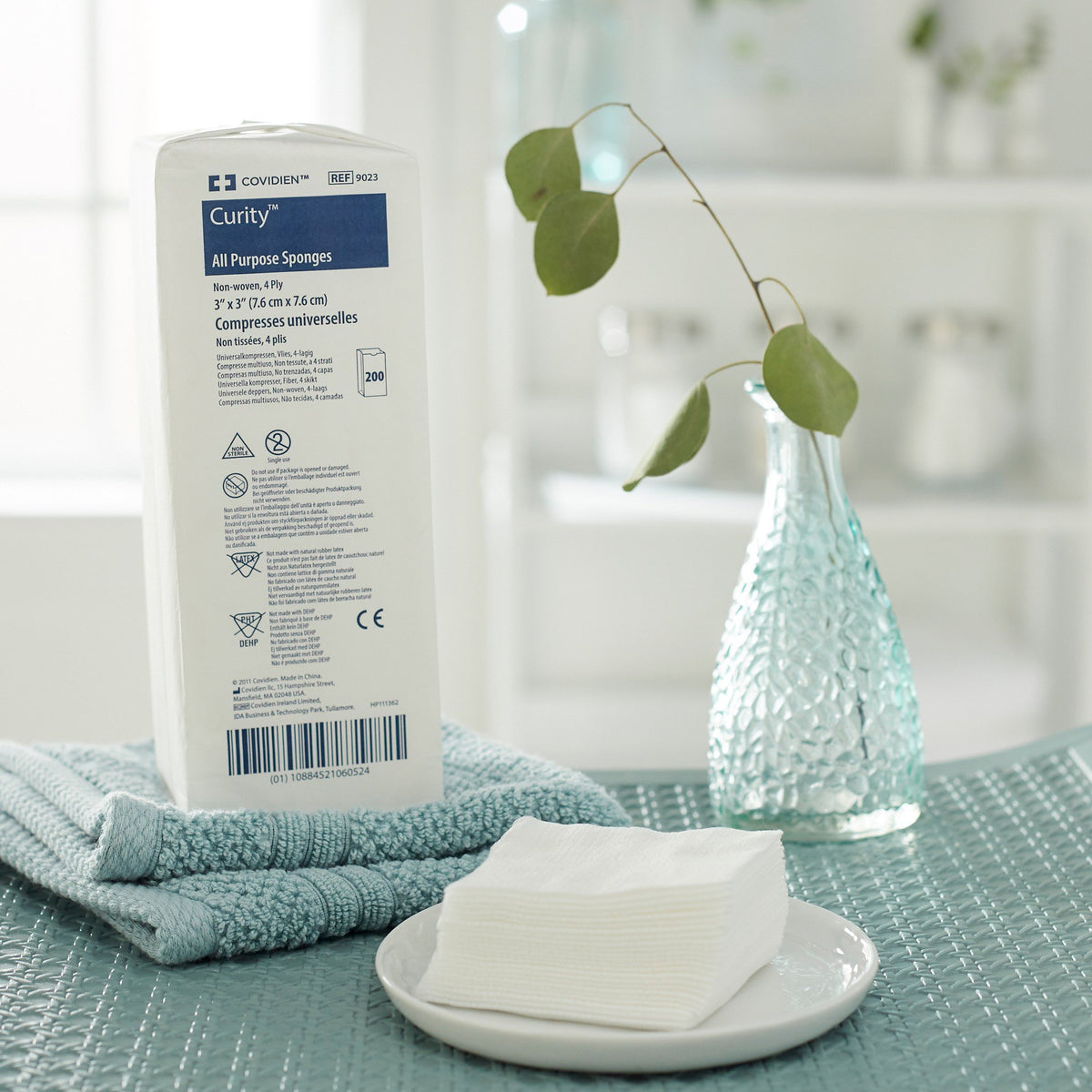 Curity™ Nonwoven Sponge 3 X 3 Inch 4-Ply NonSterile 200 per Pack (153822_BG)