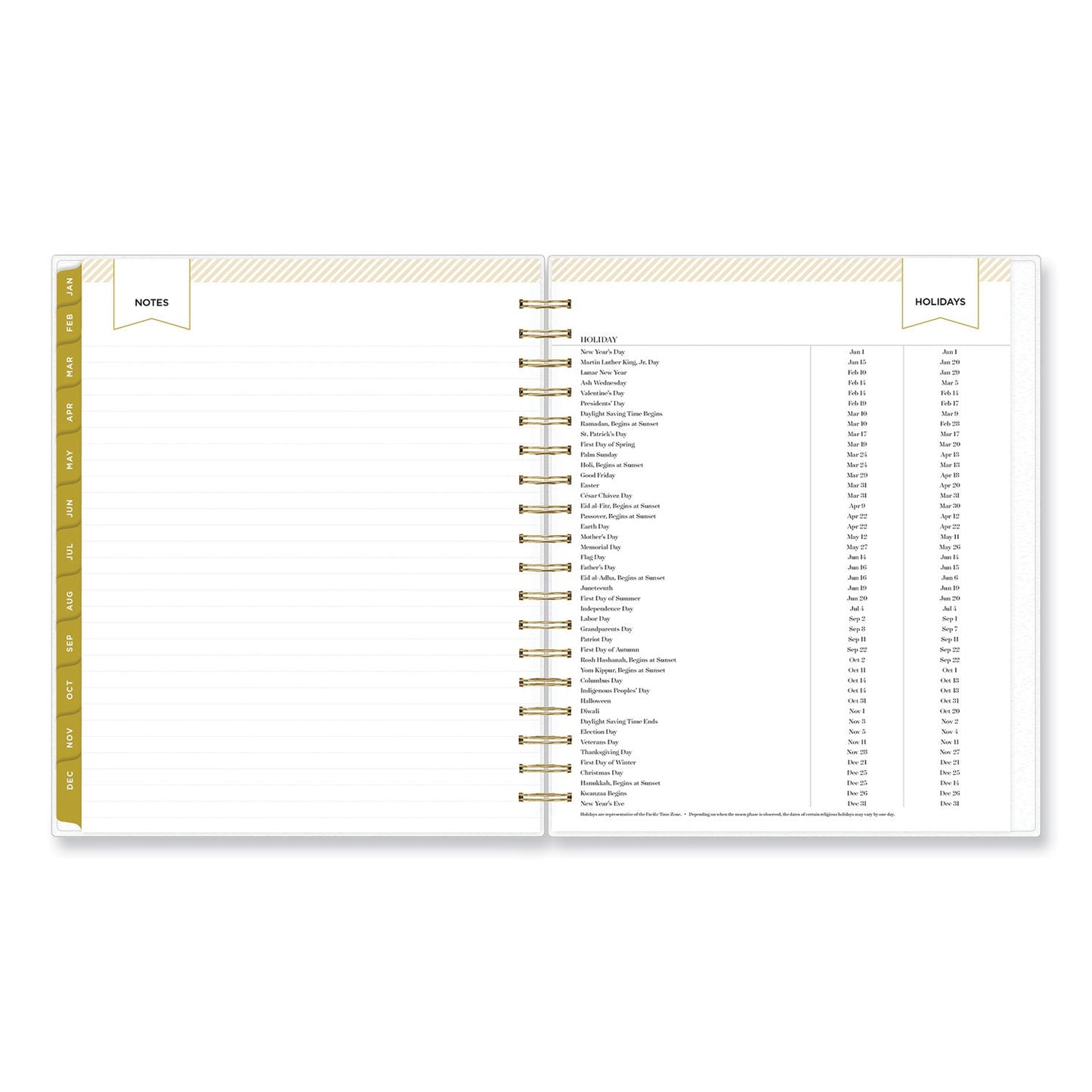 day-designer-navy-stripe-daily-monthly-planner-navy-stripe-artwork-10-x-8-navy-white-gold-cover-12-month-jan-dec-2024-bls142098_2