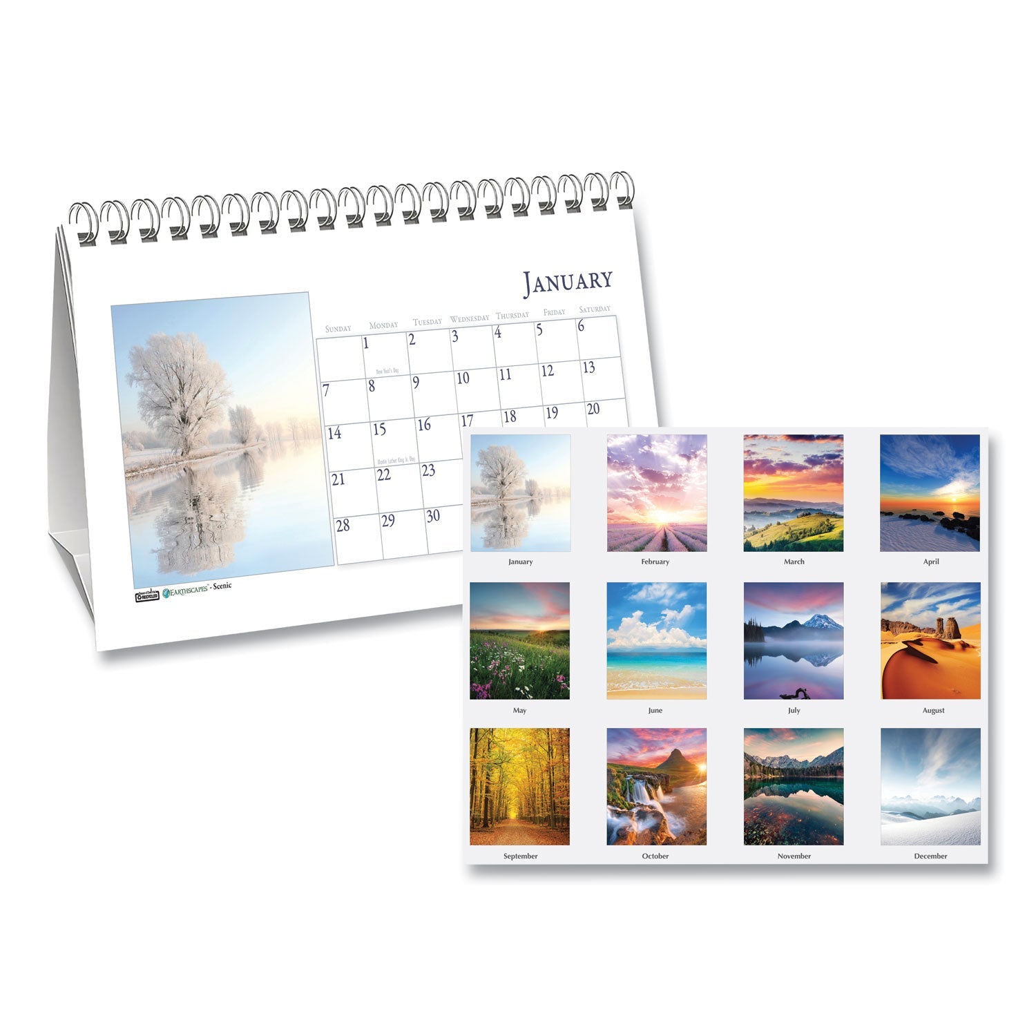 house-of-doolittle-earthscapes-recycled-desk-tent-monthly-calendar-num-hod3649_1