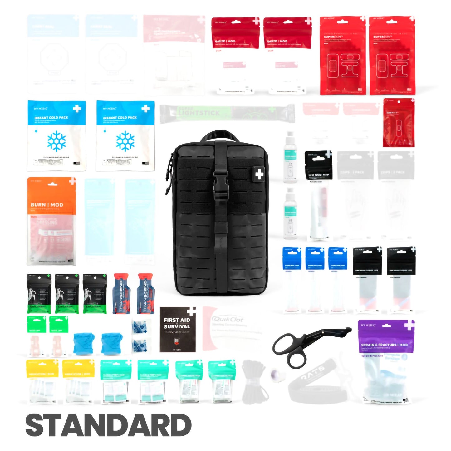 My Medic™ MYFAK Standard First Aid Kit Black Nylon Bag (1207719_EA)