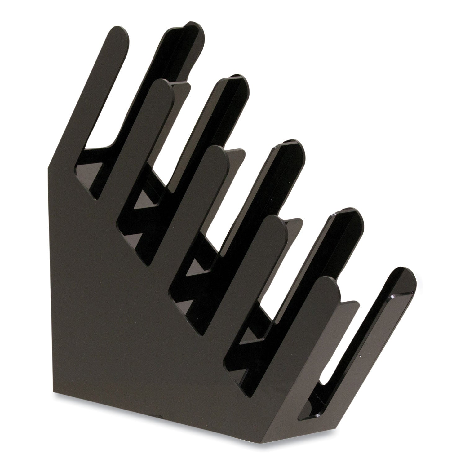 mind-reader-foundation-collection-4-compartment-graduated-countertop-coffee-cup-dispenser-4-x-18-x-16-black-ems4acupholdblk_1