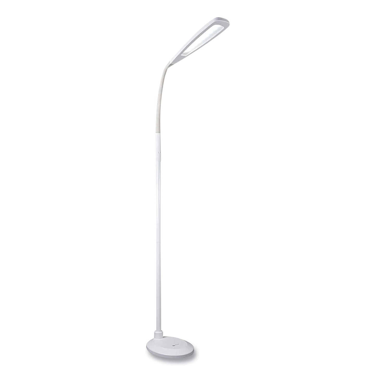 OttLite Wellness Series Flex LED Floor Lamp, 49" to 71" High, White (OTTCSP9300W)