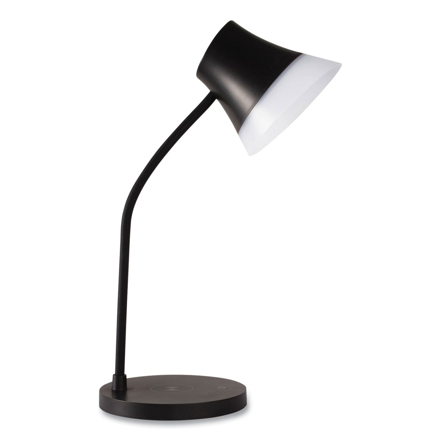 OttLite Wellness Series Shine LED Desk Lamp, 12" to 17" High, Black (OTTCS03KQISHPR)