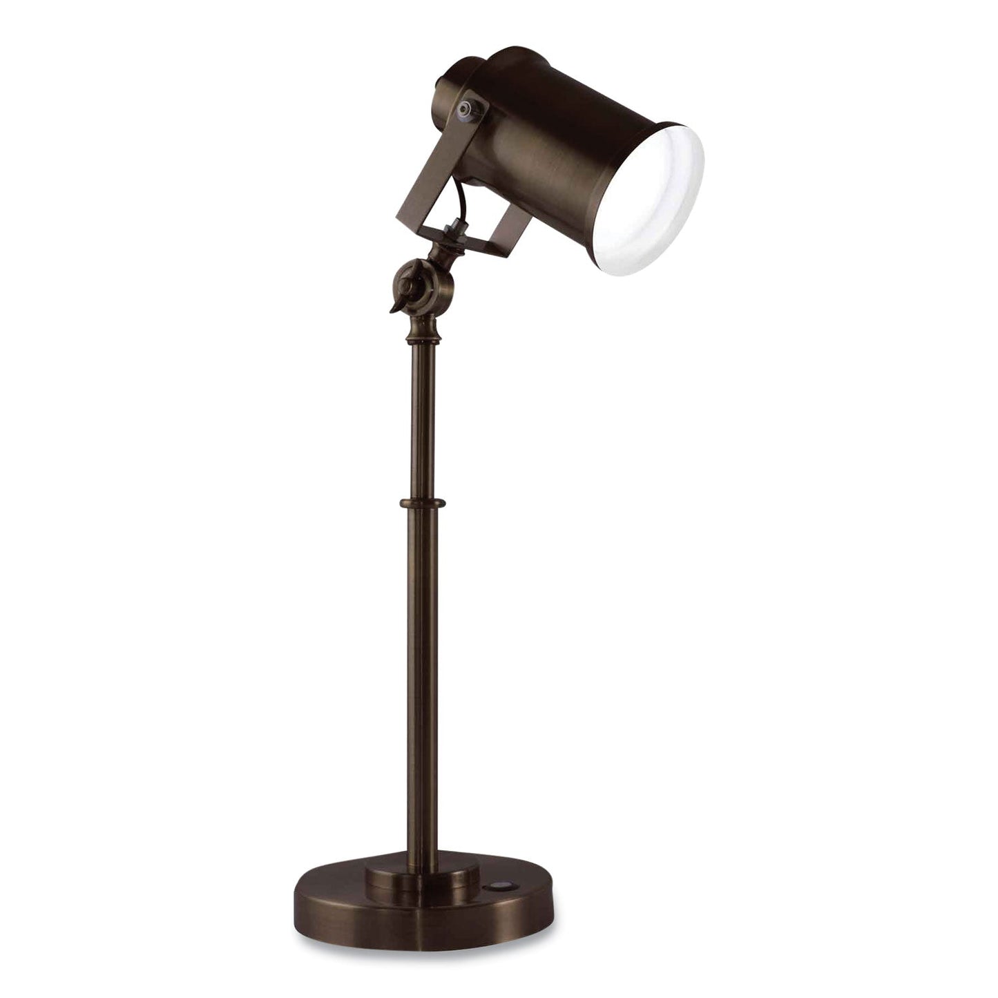 OttLite Wellness Series Restore LED Desk Lamp, 9" to 22", Rubbed Bronze (OTTCS01RB9SHPR)
