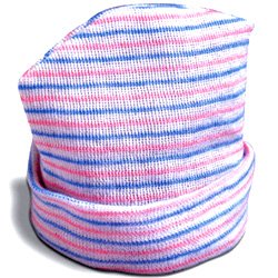 Life Trace® Infant Hat Pink / Blue Stripes Infant (468496_EA)