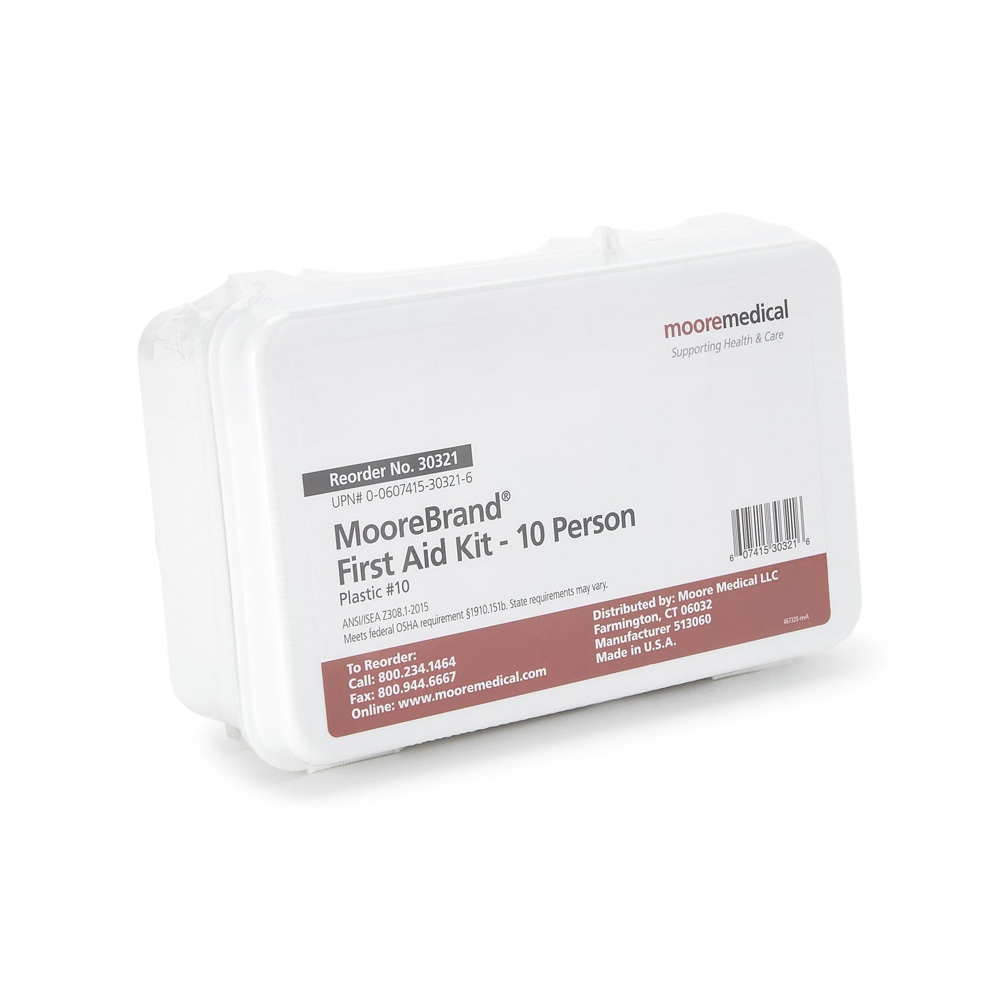 McKesson First Aid Kit 10 Person Plastic Case (1066508_CS)