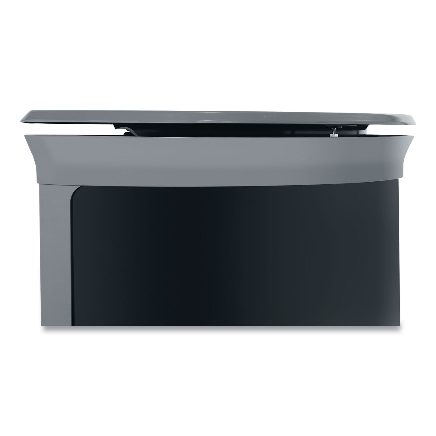 Rubbermaid® Commercial ENHANCE Series Waste Receptacle, 11.5 gal, Metal, Umbra Gray/Pearl Gray (RCP2172845)