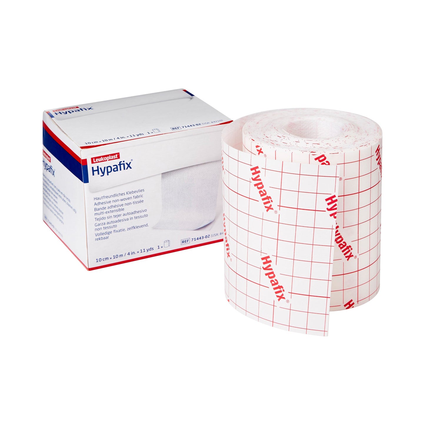 Hypafix® Dressing Retention Tape with Liner White 4 Inch X 10 Yard Nonwoven Polyester NonSterile (1065319_CS)