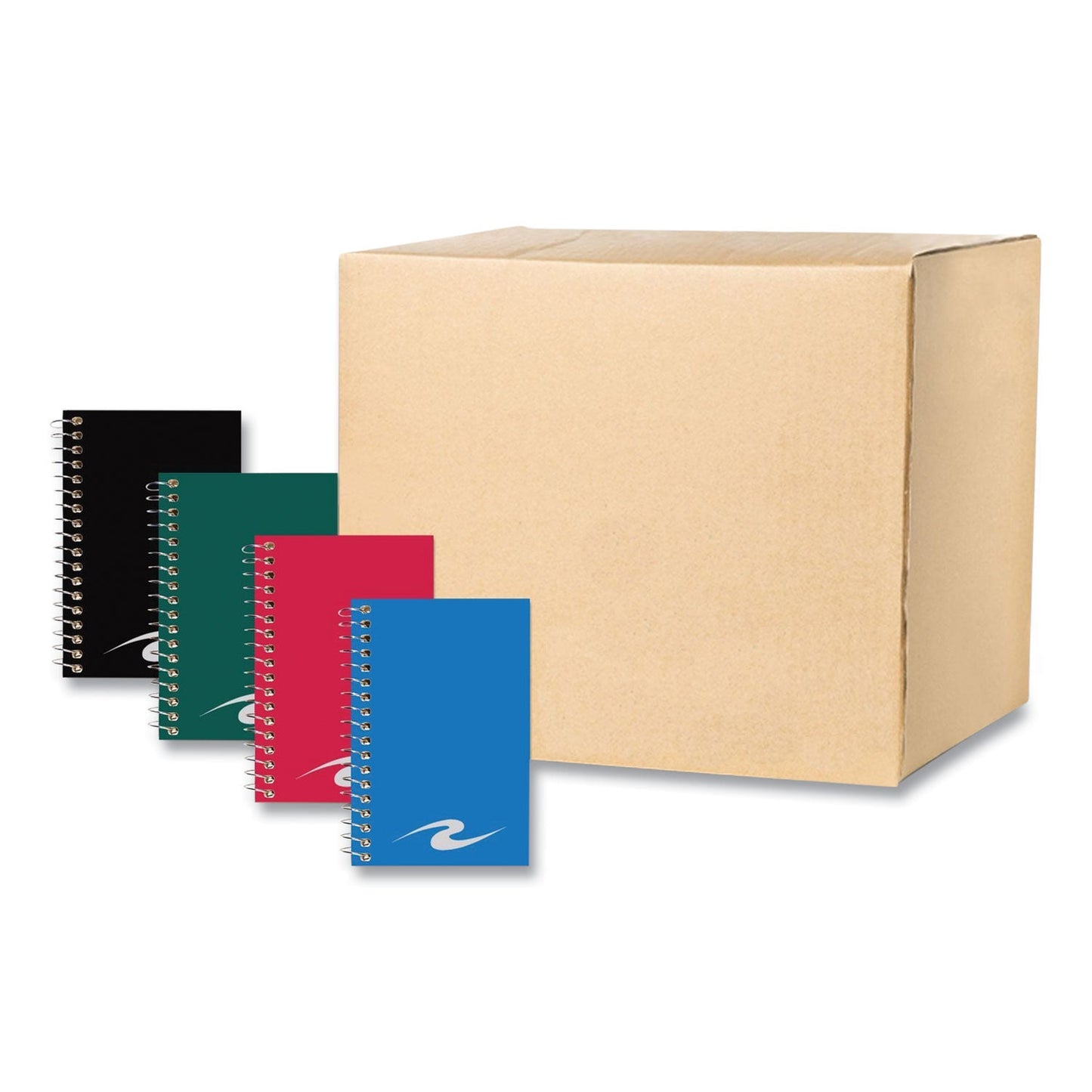 Roaring Spring® Memo Pad, Randomly Assorted Cover Color, Narrow Rule, (46) White 6 x 4 Sheets, 72/Carton (ROA14019CS)