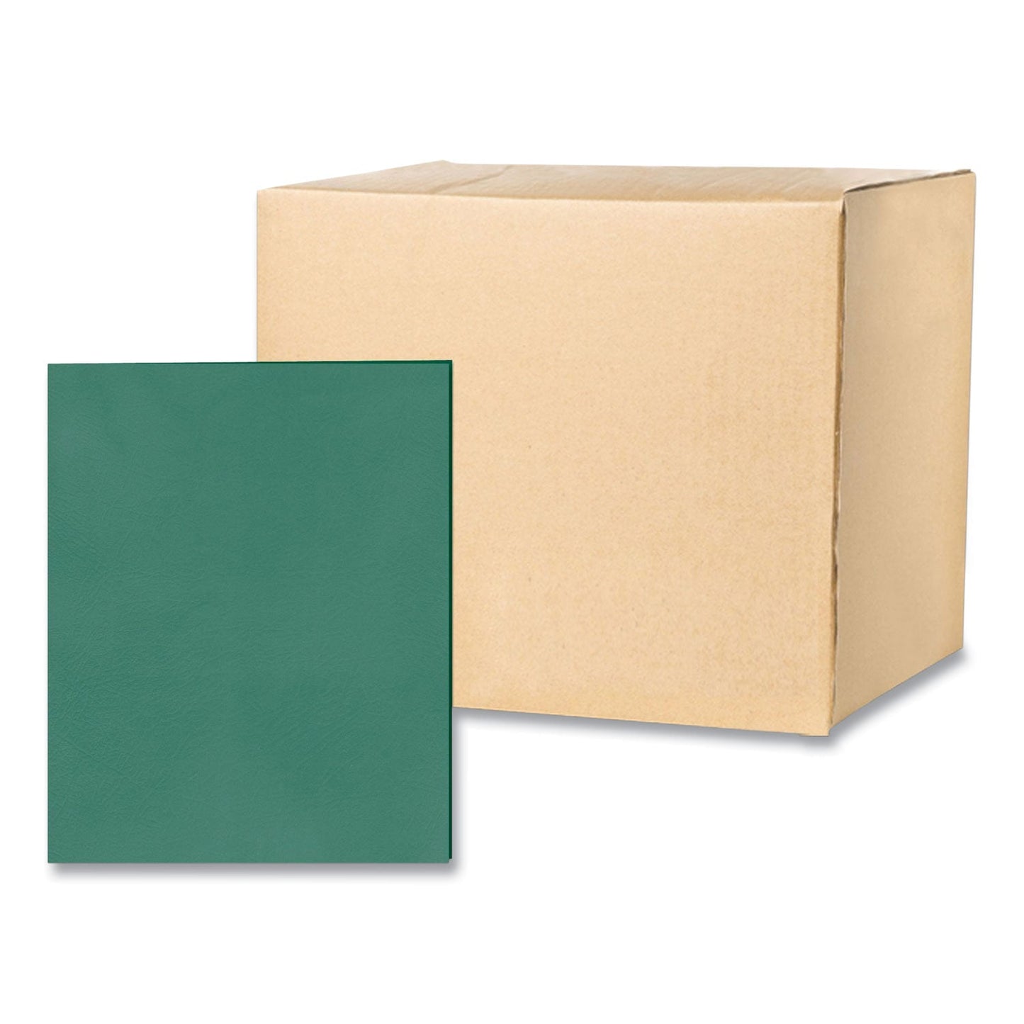 Roaring Spring Pocket Folder, 0.5" Capacity, 11 x 8.5, Green, 25/Box, 10 Boxes/Carton (ROA50122CS)