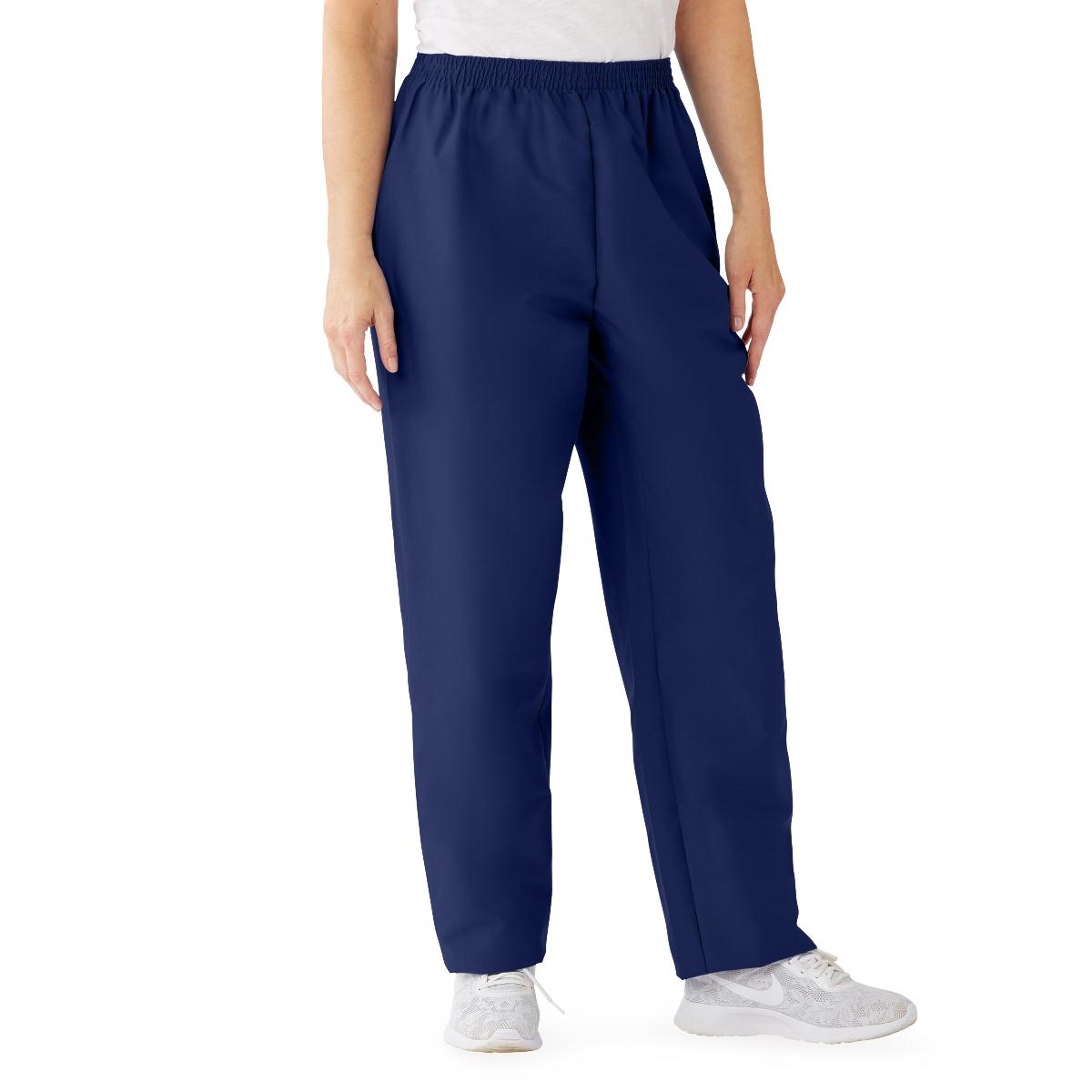 comfortease-womens-elastic-waist-2-pocket-scrub-pants-size-xs-regular-inseam-midnight-blue-1-ea-8850jntxs_1