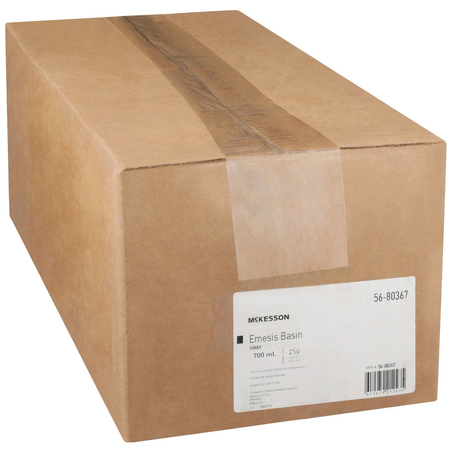 McKesson Emesis Basin Graphite 20 oz. Plastic Single Patient Use (1028128_CS)