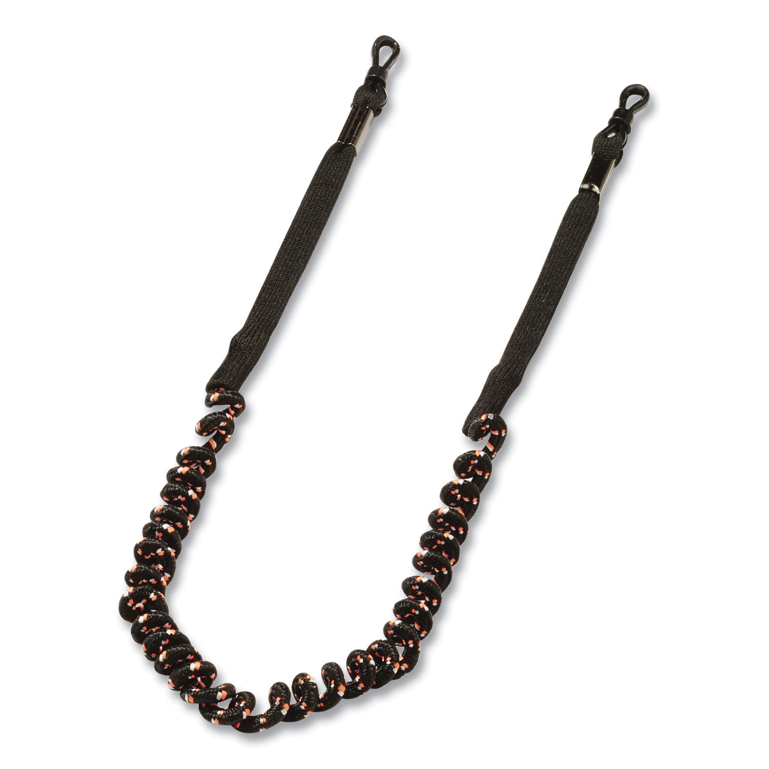 ergodyne-r-skullerz-3280-elastic-coil-eyewear-lanyard-pvc-o-ring-slip-fastener-10-long-black-ego19280_1