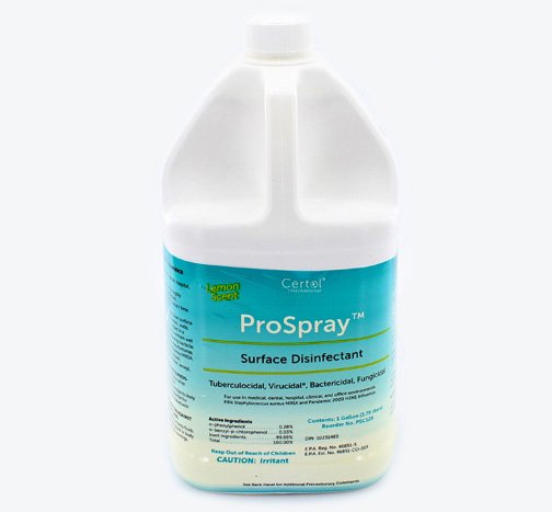 ProSpray™ Surface Disinfectant Cleaner Antimicrobial Manual Pour Liquid 1 gal. Jug Lemon Scent NonSterile (1009380_EA)