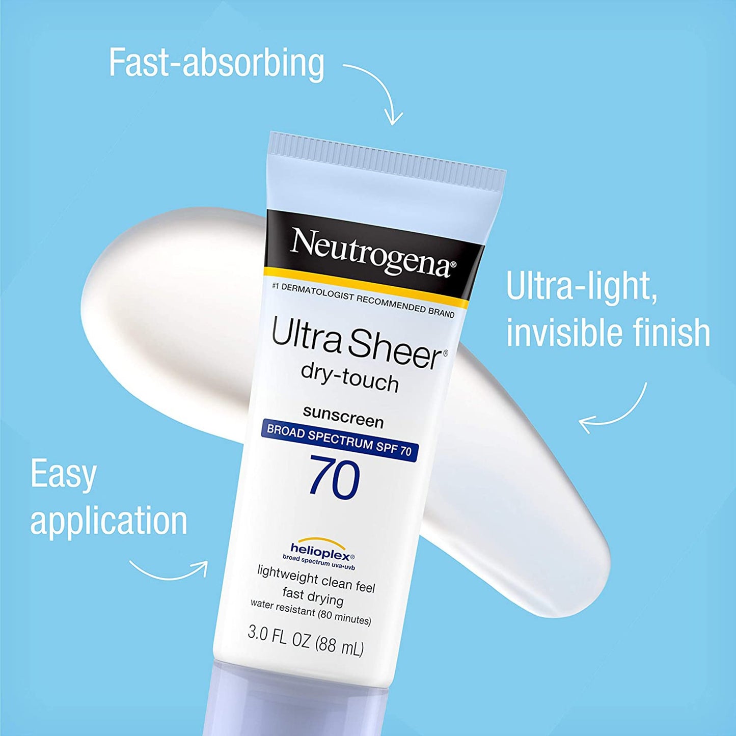 Neutrogena® Ultra Sheer® Sunblock SPF 70 Lotion 3 oz. Tube (695093_EA)