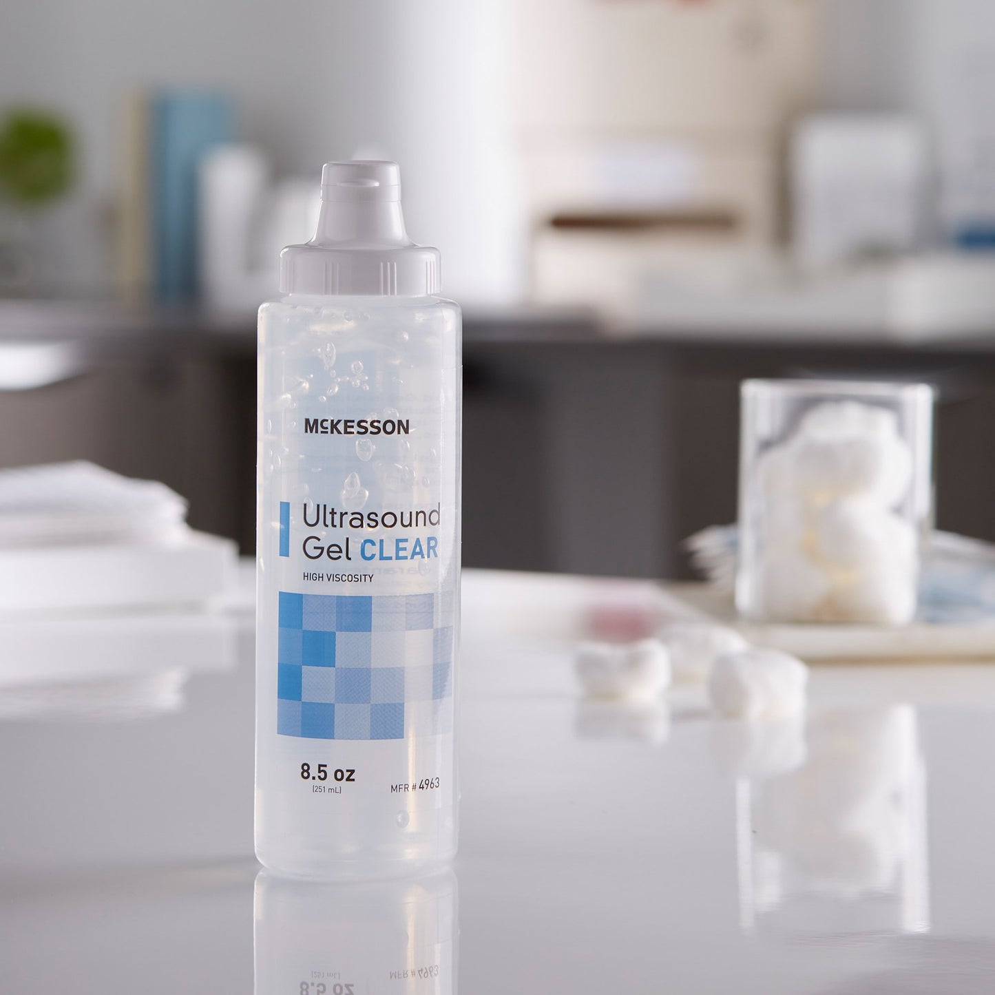 McKesson Ultrasound Gel High Viscosity 8.5 oz. Bottle NonSterile (875465_EA)