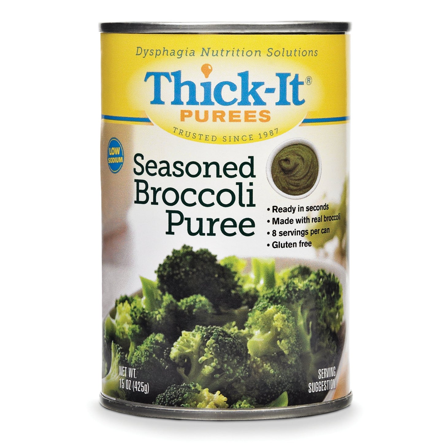Thick-It® Thickened Food 15 oz. Can Broccoli Flavor Puree IDDSI Level 4 Extremely Thick/Pureed (798364_EA)