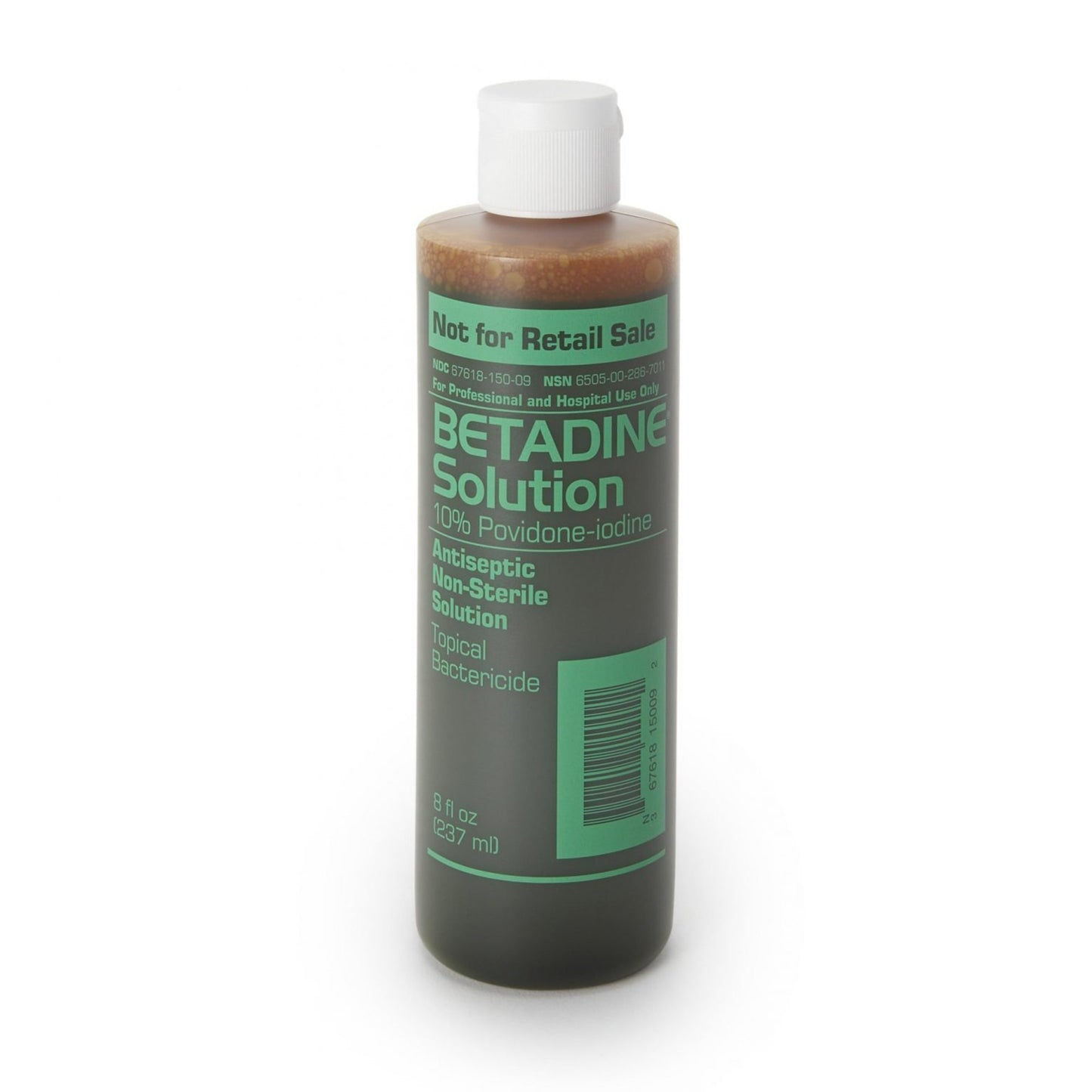 Betadine® Skin Prep Solution 8 oz. Bottle 10% Strength Povidone-Iodine NonSterile (1257415_CS)