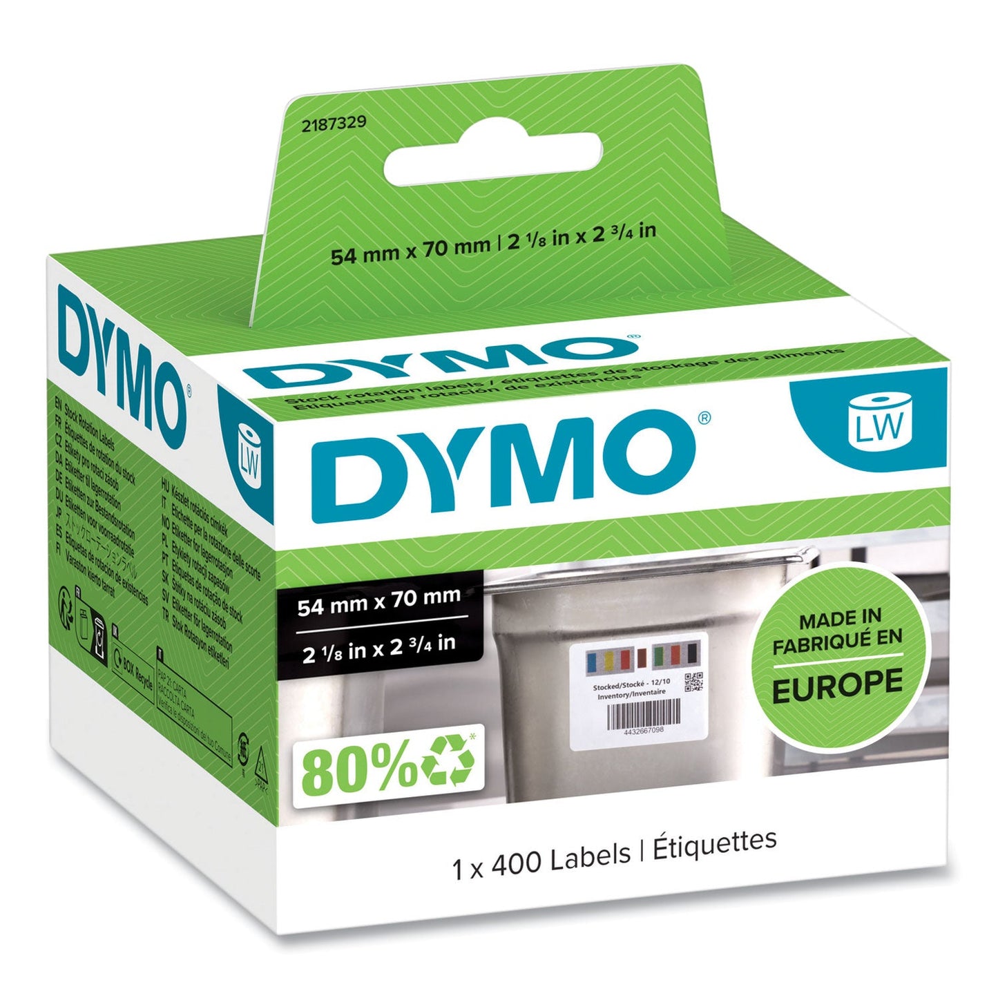 dymo-days-of-the-week-barcode-labels-for-labelwriter-label-printers-2-75-x-2-12-black-white-400-labels-roll-dym2187329_4