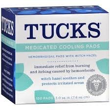 Tucks® Hemorrhoid Relief Pad 100 per Box (1053877_BX)
