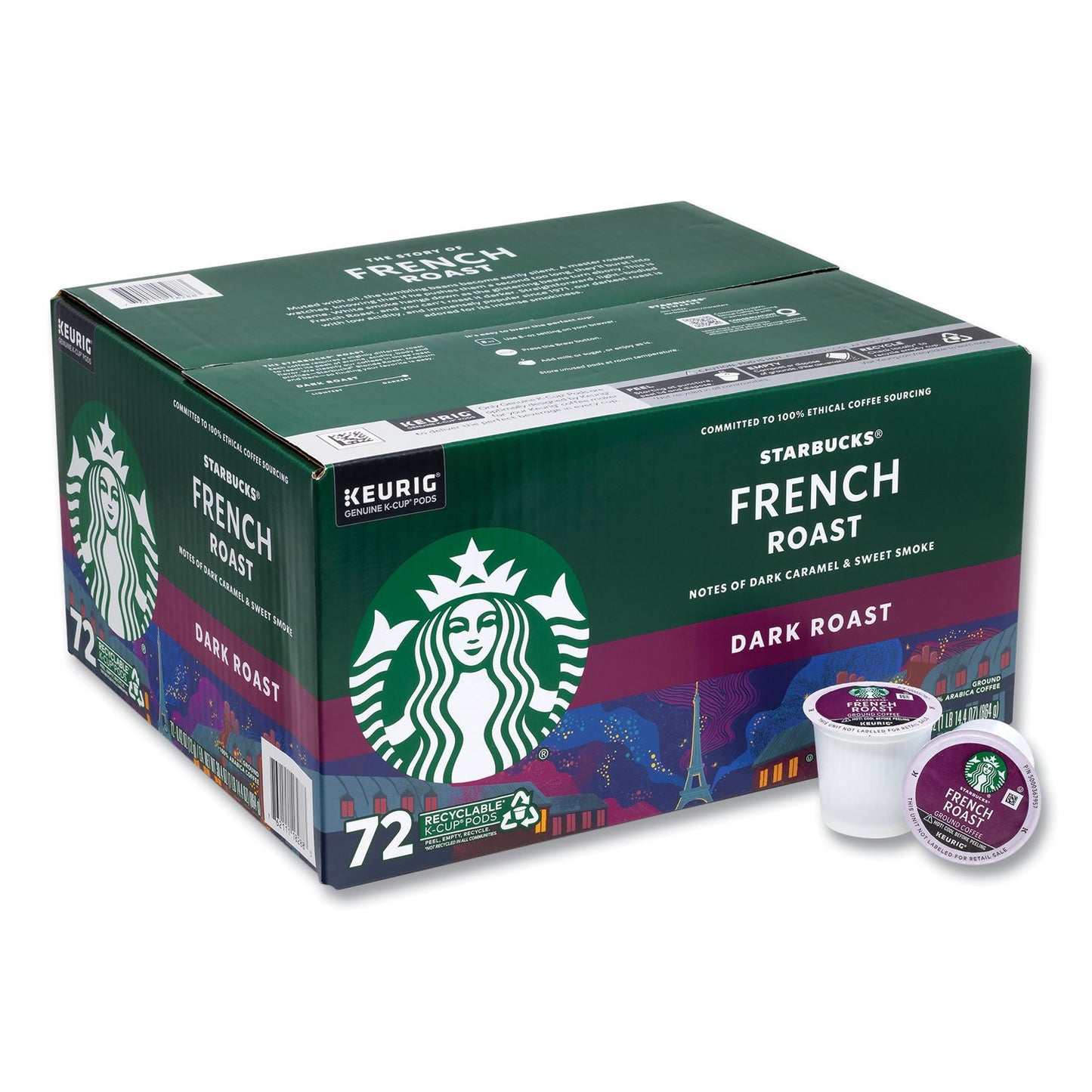 Starbucks French Roast K-Cups, 72/Carton (GRR22002159)