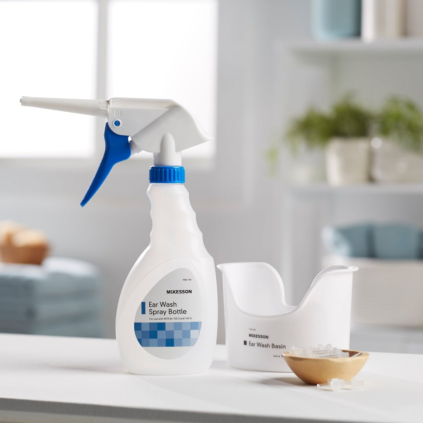 McKesson Ear Wash System Disposable Tip Blue / White (1068696_BG)