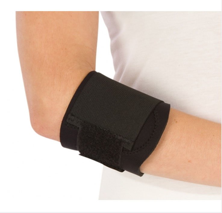 PROCARE® Elbow Support Medium Contact Closure Tennis Left or Right Elbow 8 to 11 Inch Circumference Black (370095_EA)