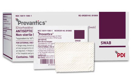 Prevantics® Antiseptic Prep Pad 3.15% / 70% Strength CHG (Chlorhexidine Gluconate) / Isopropyl Alcohol Individual Packet NonSterile (867288_PK)