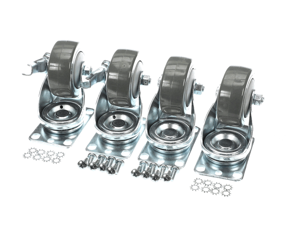 Glastender C-4X4-18 Caster Kit - 4 1/8" H Set Of 4 (GLAC-4X4-18)