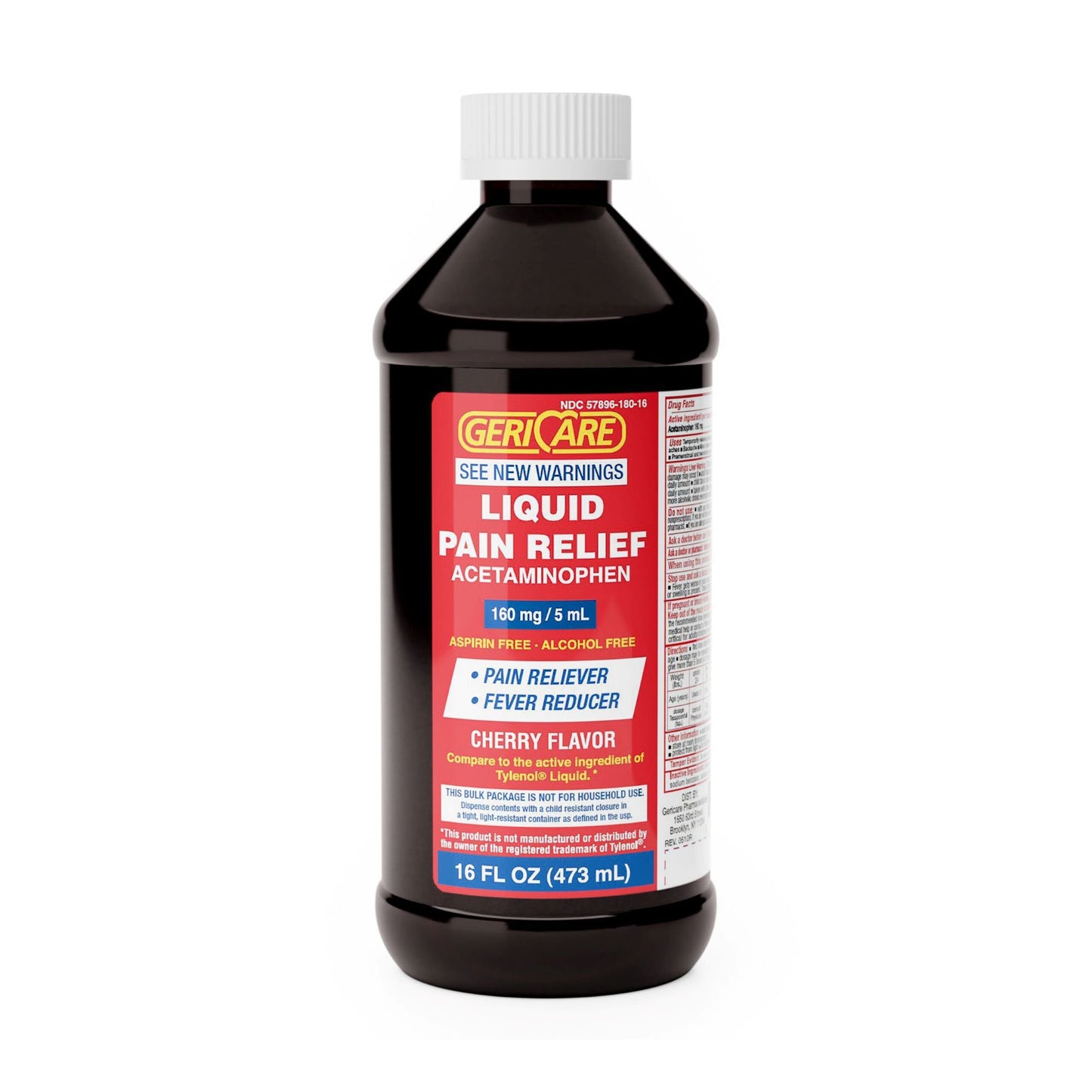 Geri-Care® Pain Relief 160 mg / 5 mL Strength Acetaminophen Liquid 16 oz. (633792_BT)